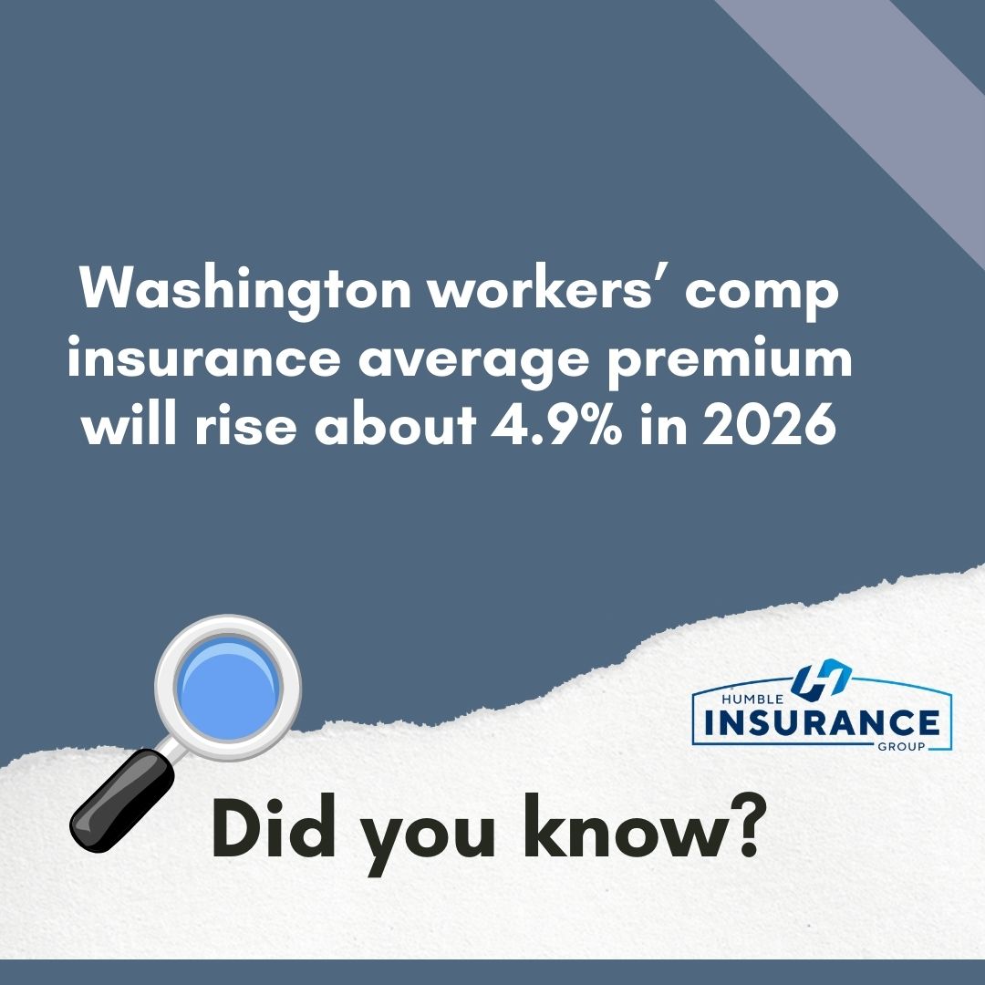 HumbleDavenport's tweet image. Rising workers’ comp costs in 2026 could impact your business. Are you prepared? Now is the time to review your coverage and save smartly.

#DidYouKnow #InsuranceFacts #HumbleInsurance #HumbleInsuranceGroup #WorkersComp #InsuranceAwareness #Washington #BusinessCoverage
