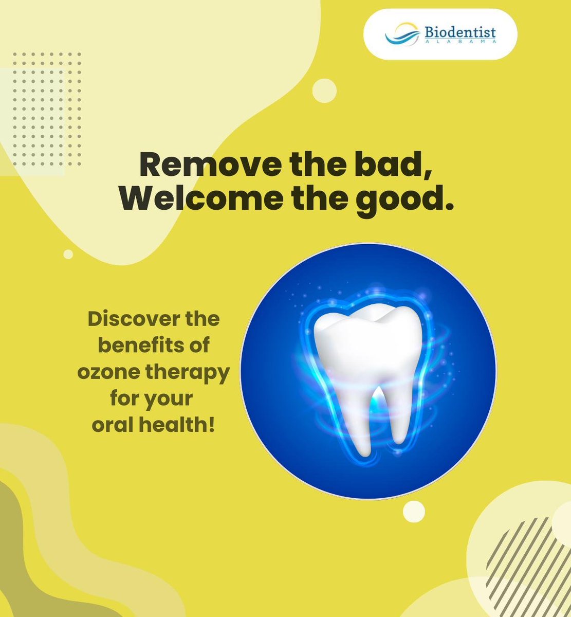 BiodentistAL's tweet photo. In dentistry, ozone is used in gas, water, or oil form for its powerful antibacterial and healing properties to treat dental problems such as tooth decay and gum disease.

#ozonetherapy #ozonedentistry #holisticdentistry #dothan #AL #biodentistalabama https://t.co/fbWUqzkhC6