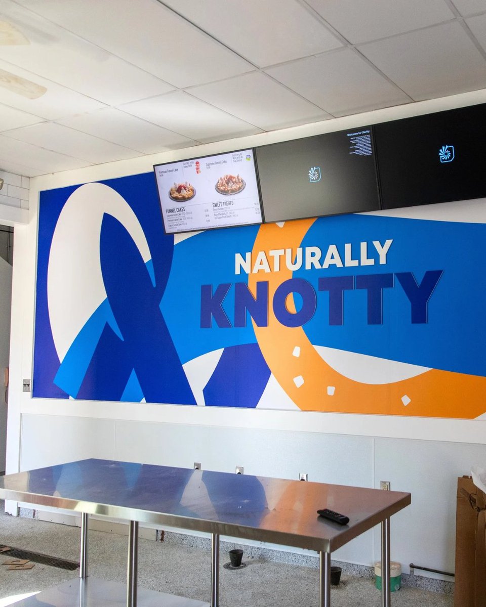 Off-season maintenance, with a TWIST. 🥨 🛠️ Our Auntie Anne's locations are getting some TLC so they’re fresh, warm, and better than ever when you come back for that first bite of the season! #FoodieFriday