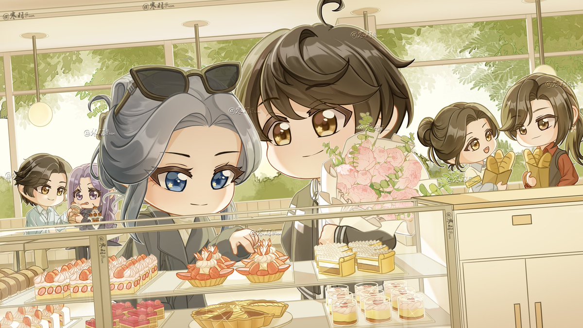 Fionhanyu's tweet photo. ☕️🍰
#天官赐福 #TGCF #Lingwen #baijing https://t.co/FB4HLmOXrd