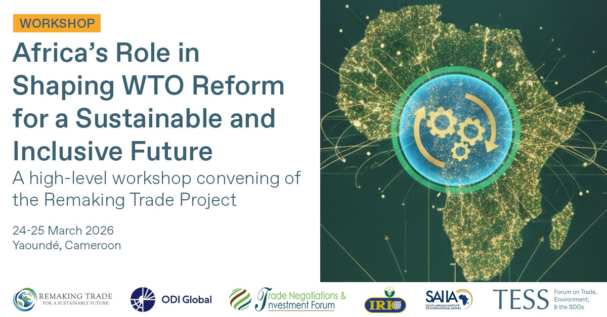 Forum on Trade, Environment & the SDGs tweet media