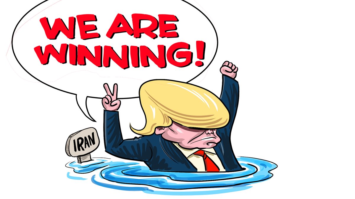 satishacharya's tweet photo. Donald Trump says 'We are winning'  #USIranWar https://t.co/tsEziVcBKw https://t.co/HQGX8KRdsu