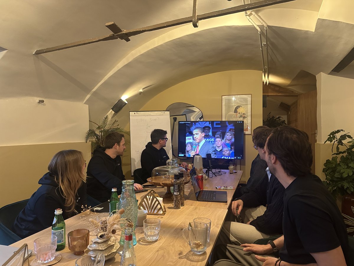 MLinsight's tweet photo. Loved @jtwaleson sharing @BarackObama 's  Greenwood recount speech to get the team #firedup and #readytogo today for our @comper_io team kick-off. https://t.co/Whjtkqsr6F