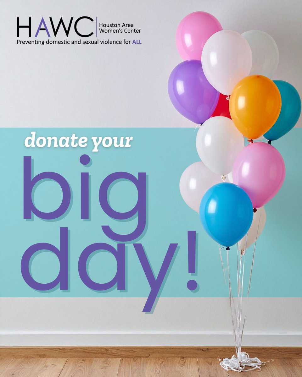hawctalk's tweet image. Turn your birthday, wedding, or big celebration into a force for good. Instead of gifts, ask your loved ones to donate to HAWC and help survivors rebuild their lives. 

Learn more at hawc.org/other-ways-to-…

#HAWC #Donation #EndViolence #SupportSurvivors #HoustonNonprofit
