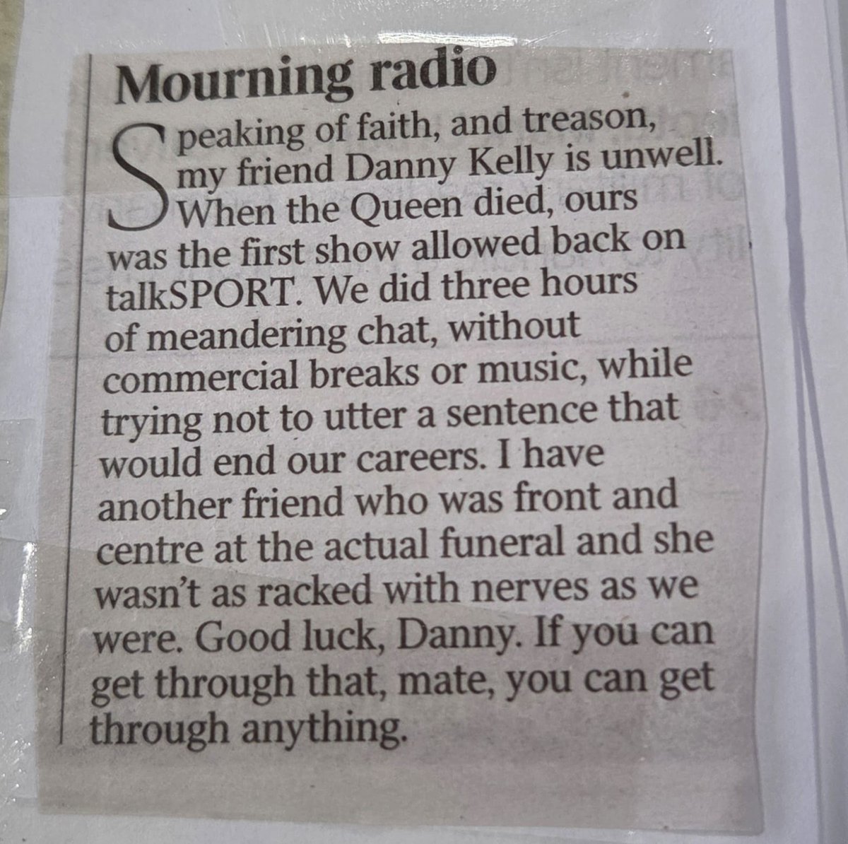 Danny Kelly tweet media
