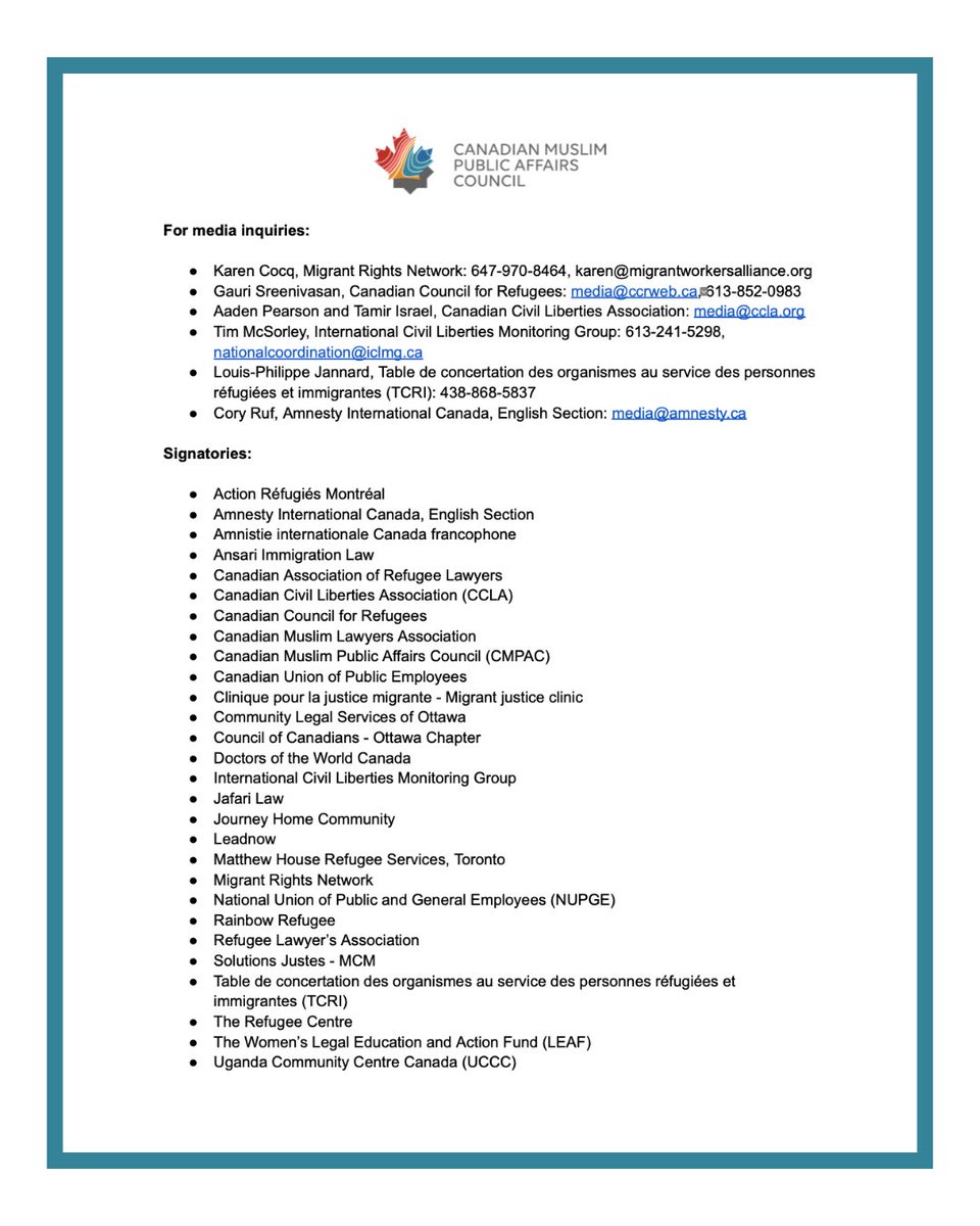 Canadian Muslim Public Affairs Council tweet media