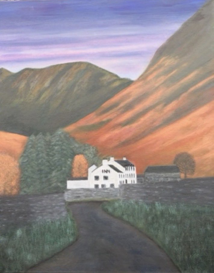 Woodys27776Oil's tweet photo. #oilpainting on canvas board, #Wasdale #LakeDistrict Englands deepest lake, a great location, isolation, #atmospheric https://t.co/jRv7Ns9Qhv