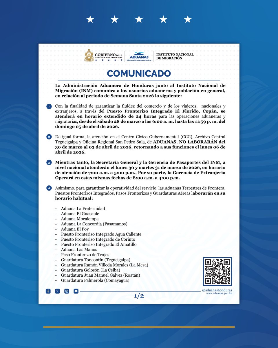 Aduanas Honduras tweet media
