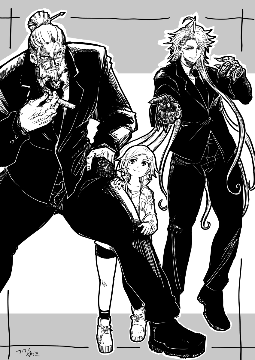 フクイタクミ『終ワル』27巻発売中　アニメ第3期TV放送決定 tweet media