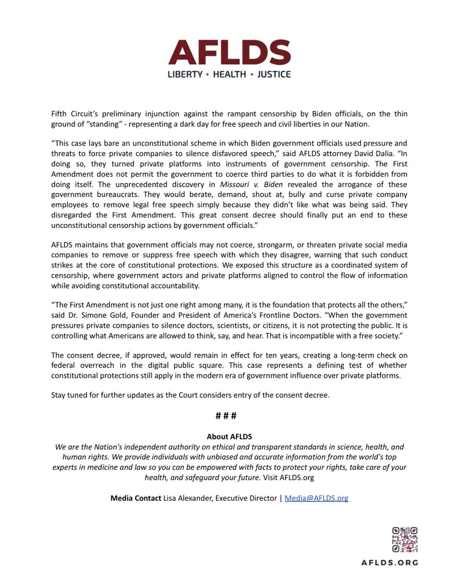 Dr. Simone Gold tweet media