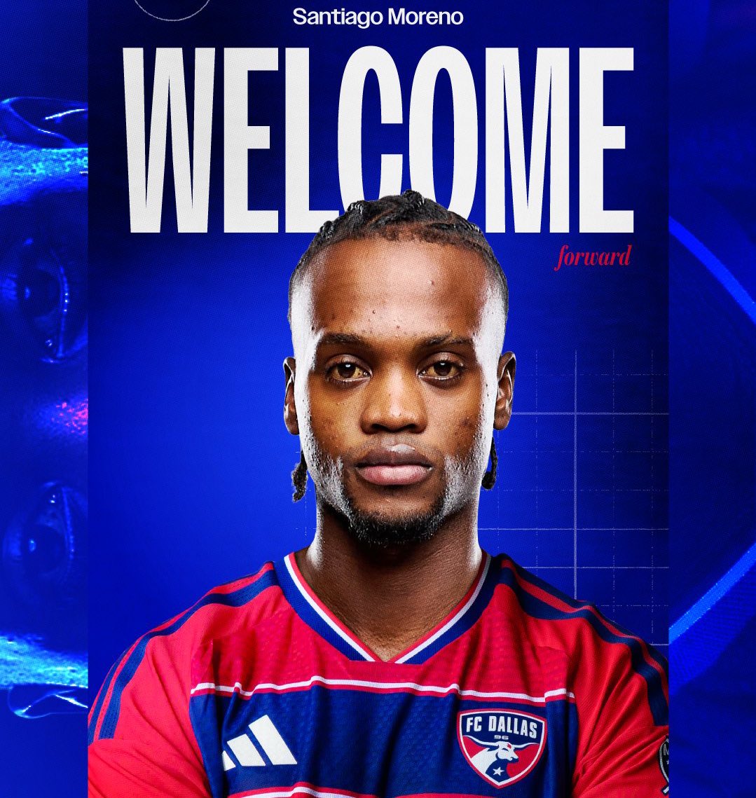 🚨 Santiago Moreno (25) es anunciado oficialmente como nuevo jugador del #FCDallas. El extremo llegará a préstamo desde #Fluminense por $600.000 y opción de compra de 5.3M$ 🇨🇴