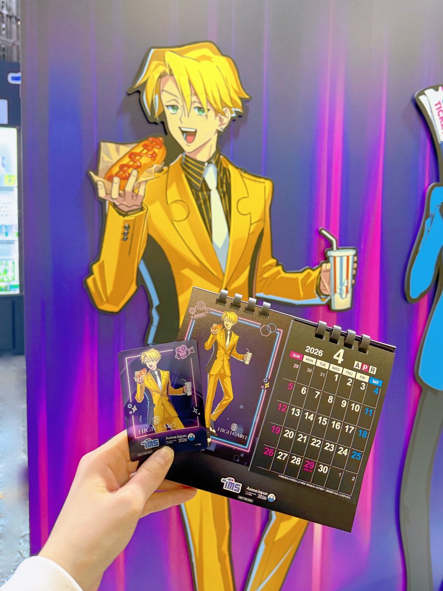 ／
＃AJ2026
本日より開催！🃏✨
＼

3/28(土)・29日(日)開催
AnimeJapan 2026
トムス／セガブース【J-05】にて
「HIGH CARD」展示実施中！

さらに…
描き下ろしフィンのノベルティも配布！
※他作品を含むランダム配布となりますので、あらかじめご了承ください

ぜひお立ち寄りください♠️