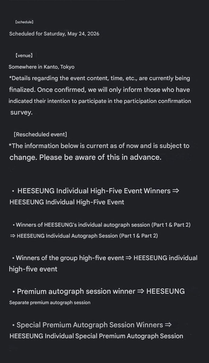 kuuzme's tweet photo. 2. Heeseung ahora tiene una nueva agenda en donde debe volar a Kanto, Tokyo el 24 de Mayo casi ya entrando a Junio. Casi medio año y aún tiene que seguir la agenda del grupo siendo parte, pero no parte o cómo Belshit?? ¿Si vamos el desastre que tienen armado?

#ENHYPEN_IS_7 https://t.co/KVNRjks4F9