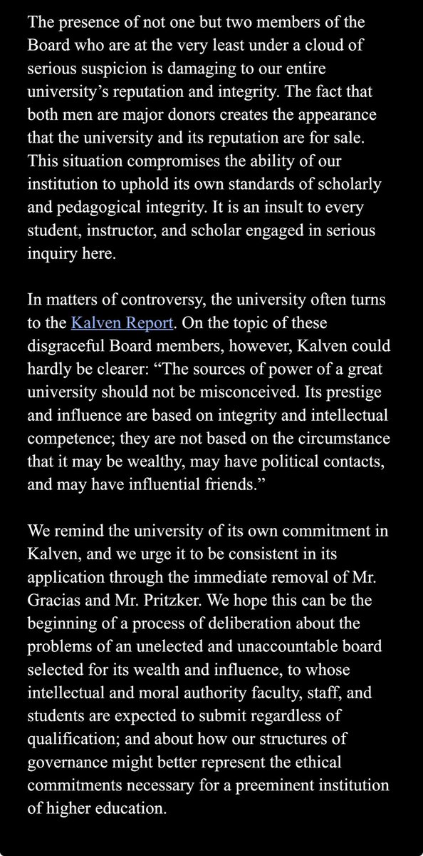 UChicago AAUP tweet media