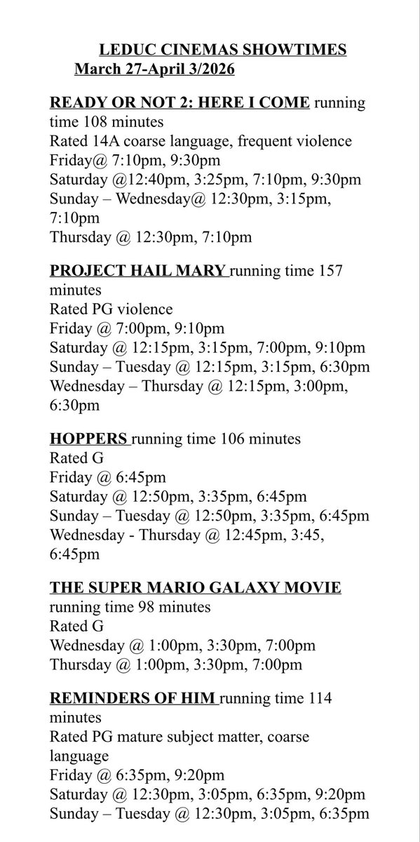 Leduc Cinemas tweet media