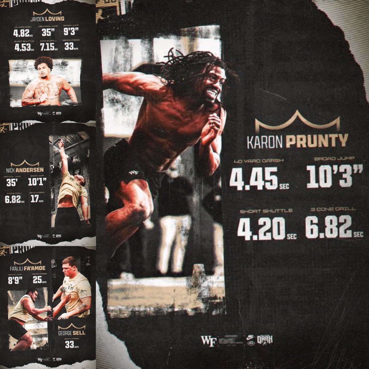 SkullSparks's tweet photo. Pro Day package @WakeFB https://t.co/fxK9EHobZt