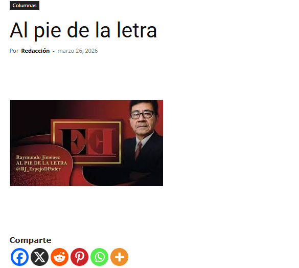 Espejo del Poder tweet media