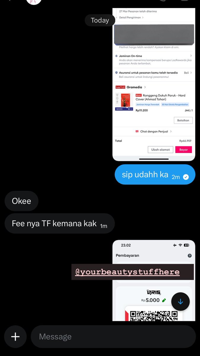 Jastip Co Buku Lazada 📚 mention after dm tweet media