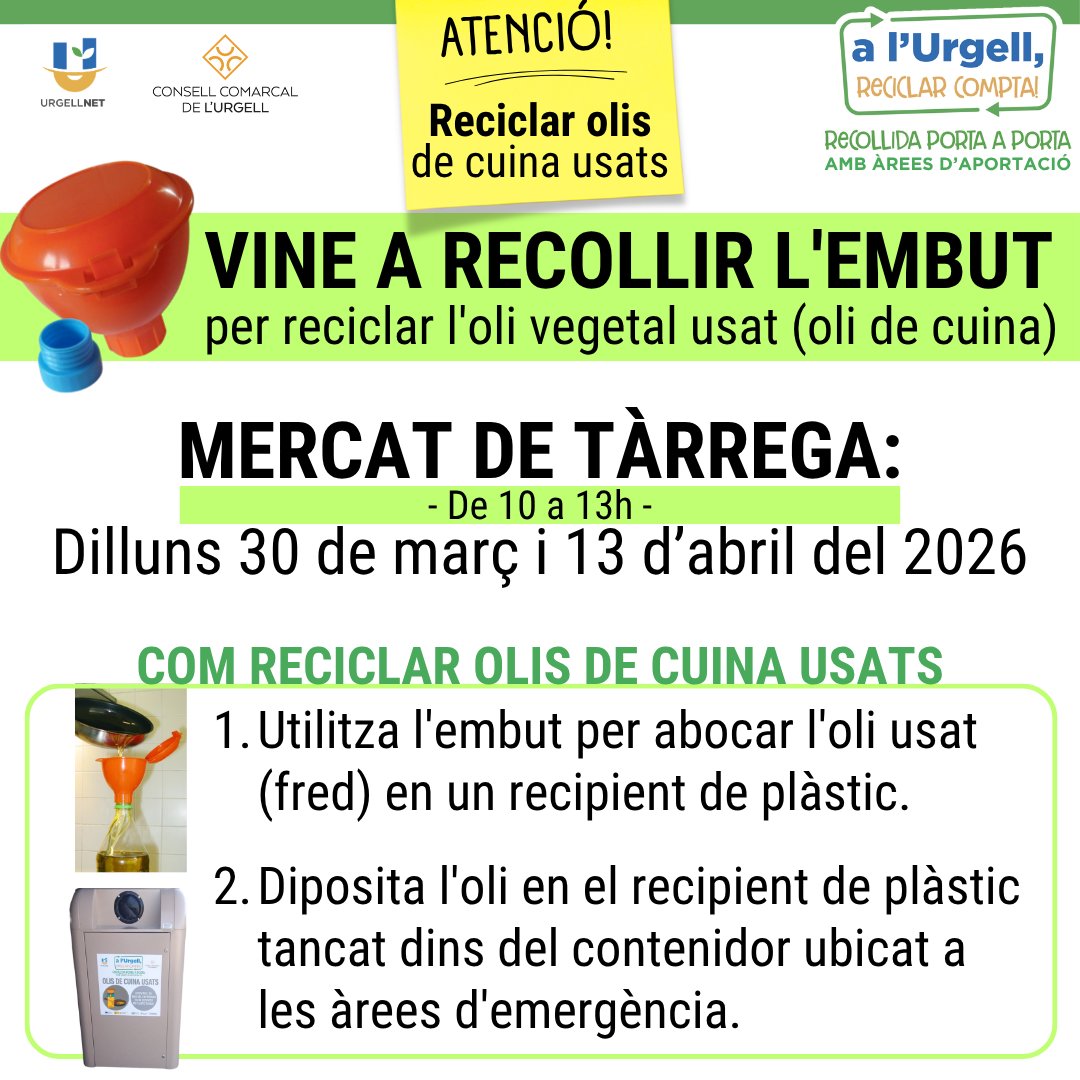 Consell Comarcal de l'Urgell tweet media