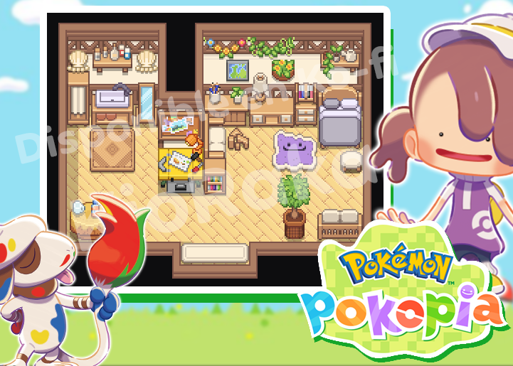 KioRaka's tweet photo. ✨💜¡Ya disponible el tileset básico de los interiores de Pokopia!💜✨

¡Y aquí no necesitas encontrar las instrucciones para fabricarlos! :D

👇¡Link en el siguiente tweet!👇 https://t.co/P1U8ECVxRw