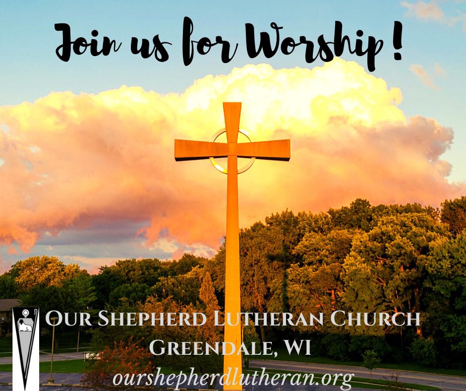 OurShepherdLuth's tweet photo. Join us for coffee, snacks and Palm Sunday worship! Services are Saturday evening at 6pm and Sunday morning at 8am &amp; 10:30am. You can also stream the 10:30am service, see https://t.co/6RL6FMSYjG for the link. https://t.co/jjpYzb31nN