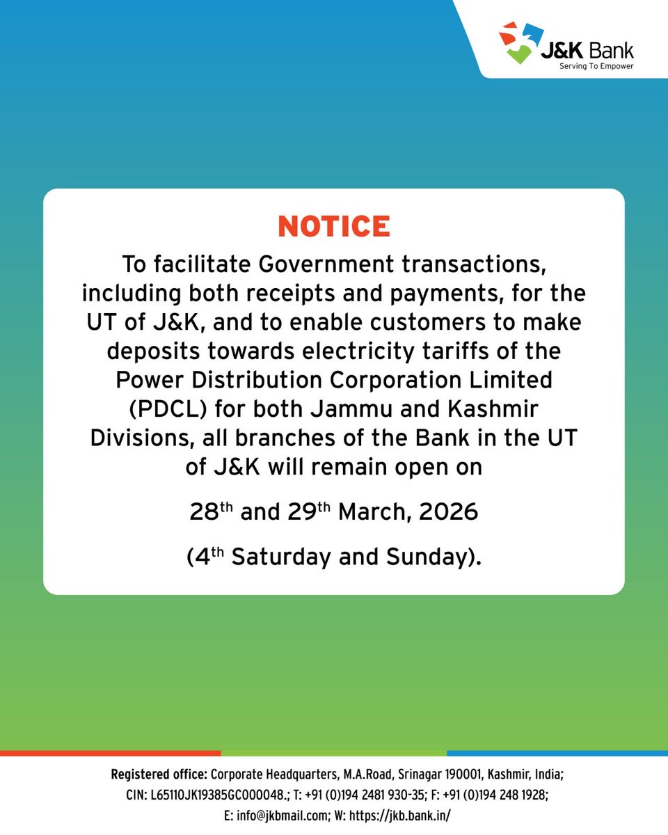 J&K Bank tweet media