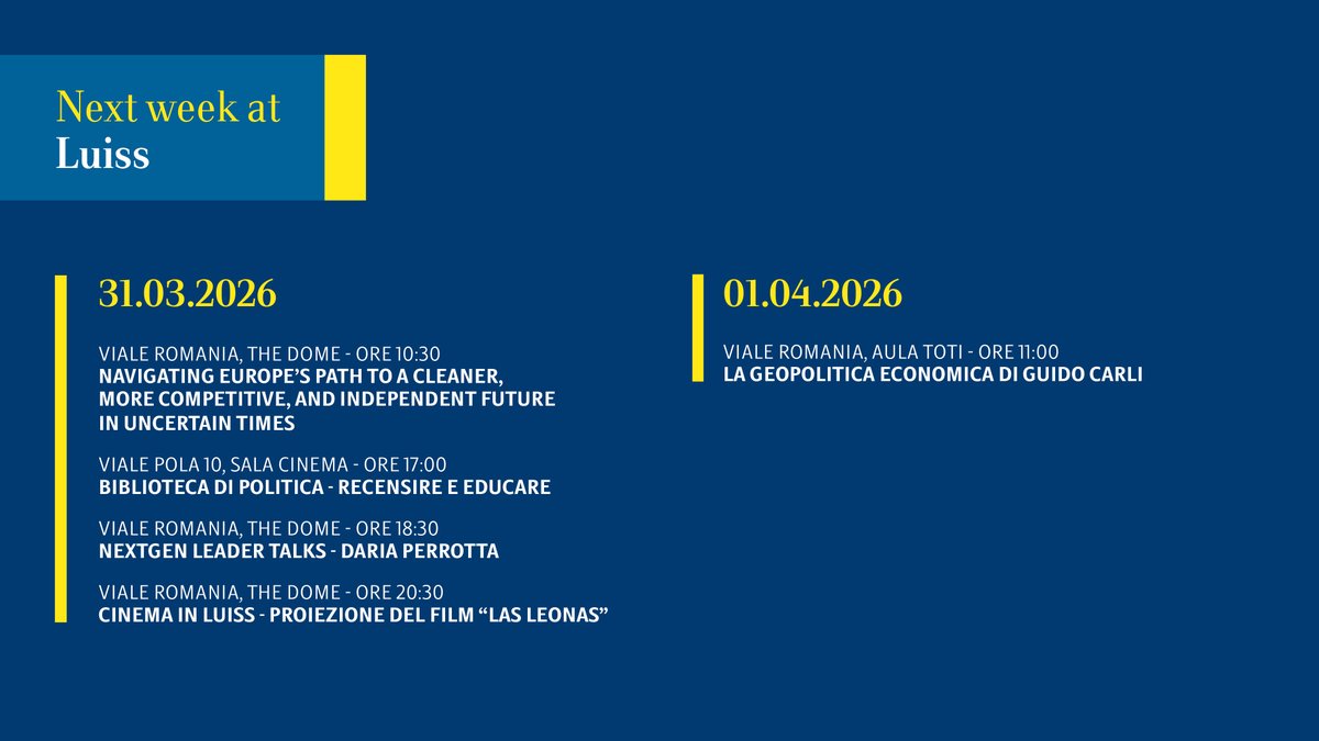 Luiss Guido Carli tweet media