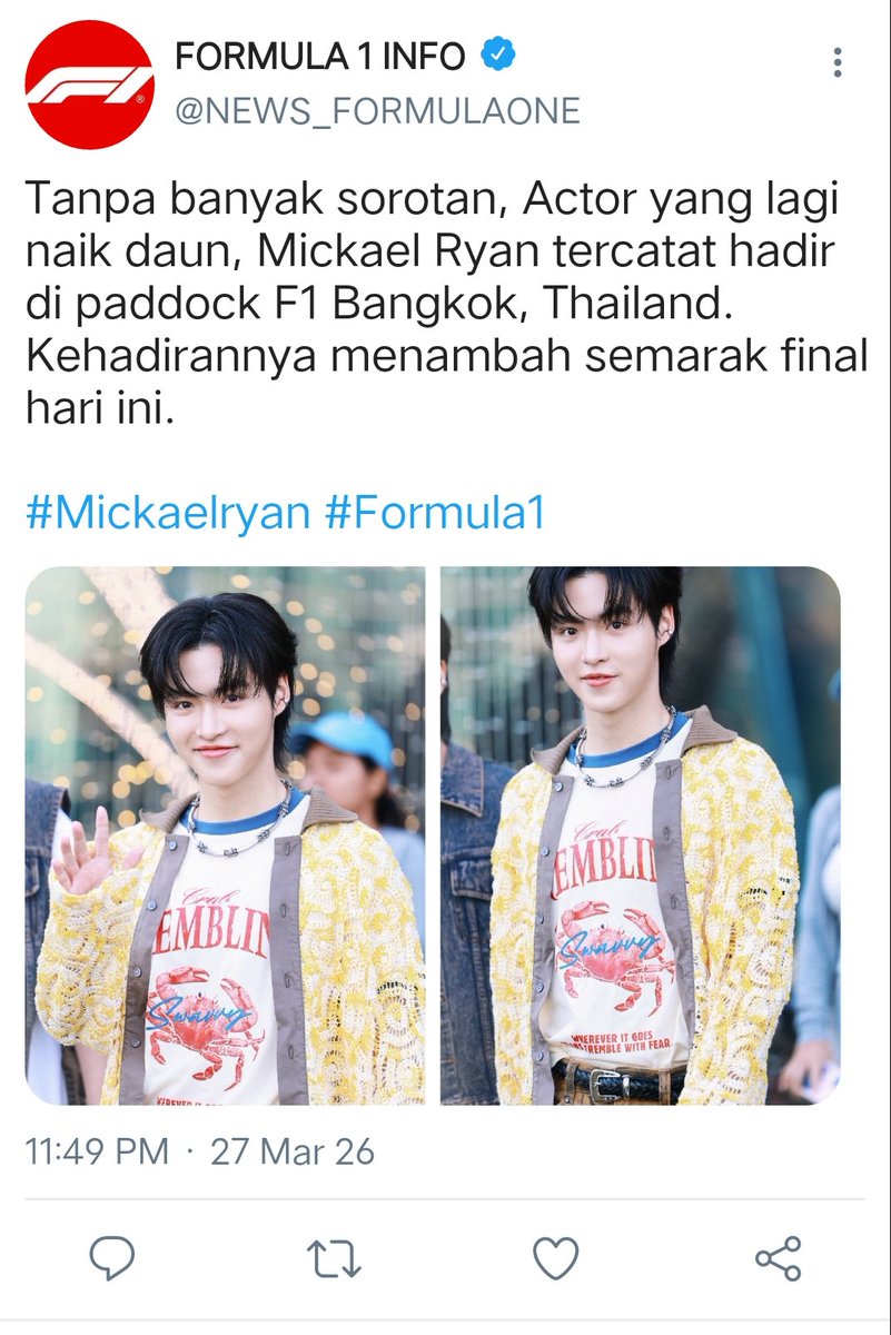 urluvtripleJ's tweet photo. #LukeMick F1 Driver X Actor Au ! 

— overdrive —

written by @urluvtripleJ https://t.co/Px6gA1Q3jt