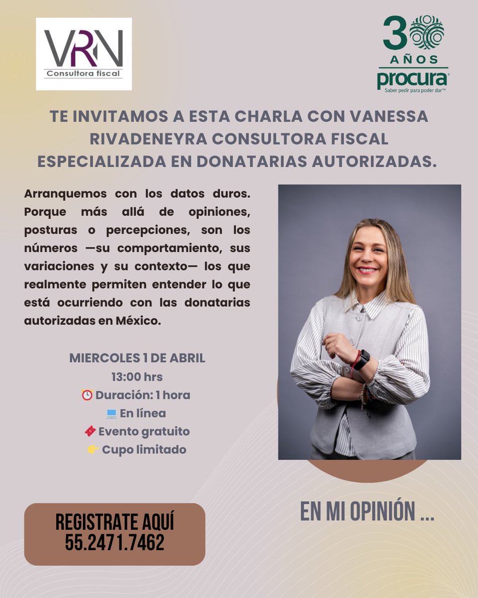 ProcuraAC's tweet photo. Vanessa tiene mucho que compartir con nosotras donatarias. Como siempre te traemos a los especialistas en la materia
-Apúntate https://t.co/fNAiqUhhyw https://t.co/DD3V2bGjvg