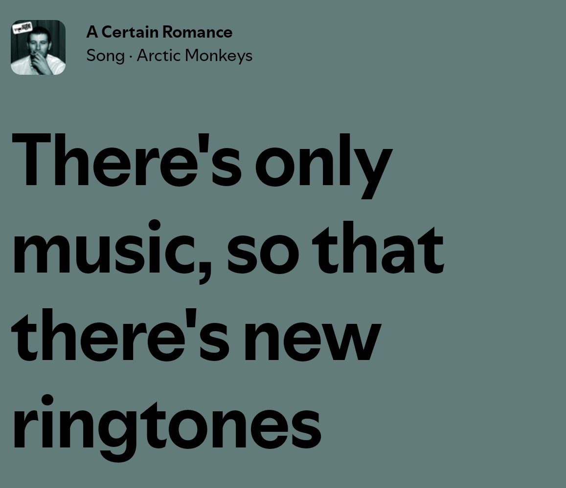I'm listening to Arctic Monkeys &amp; wondering if anyone even sets custom ringtones anymore?

I Think my phone's been on silent for the last 10 years.