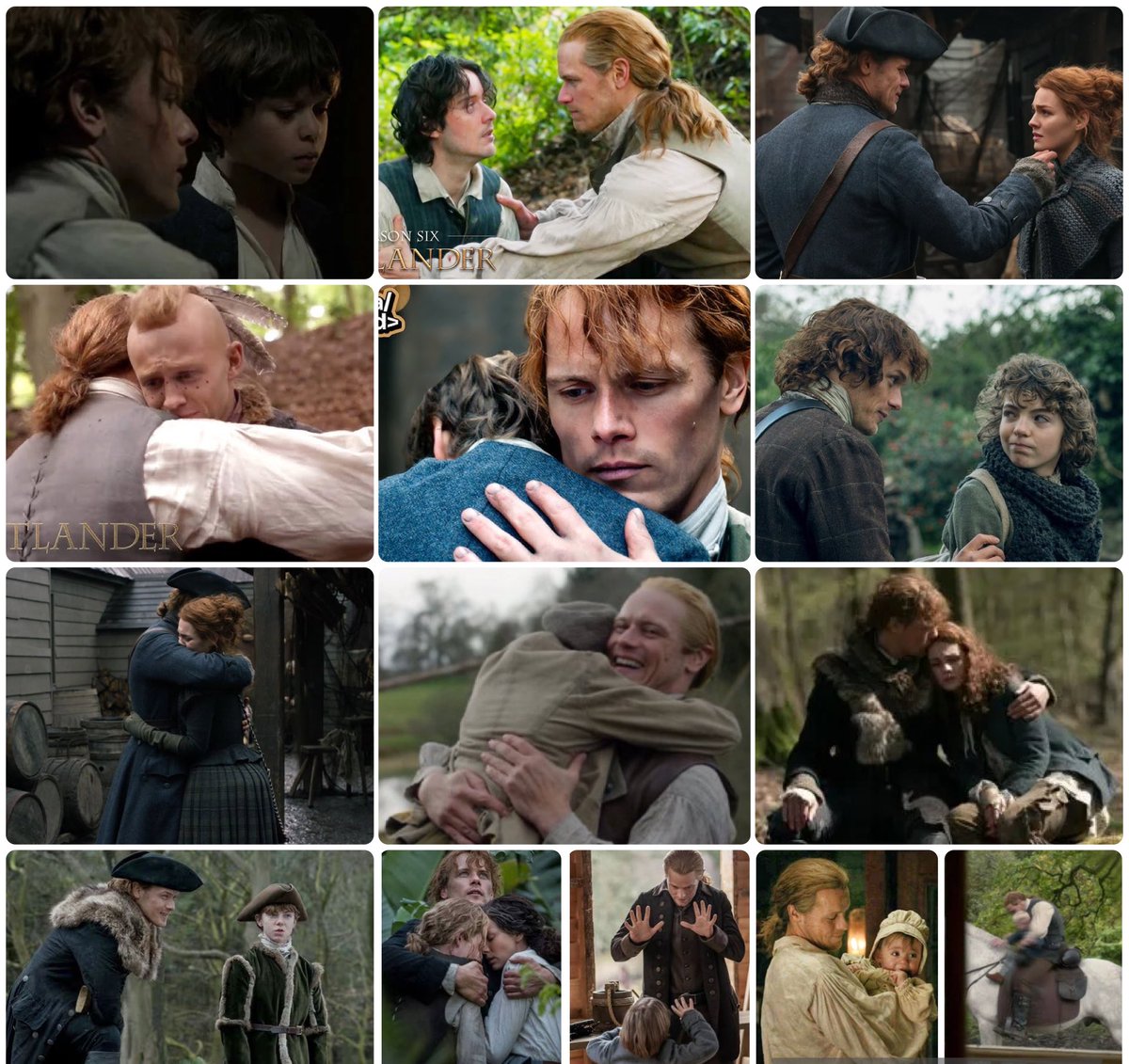 Jamie Fraser being the best father, uncle and grandda 🥹🫶🏻 #outlander