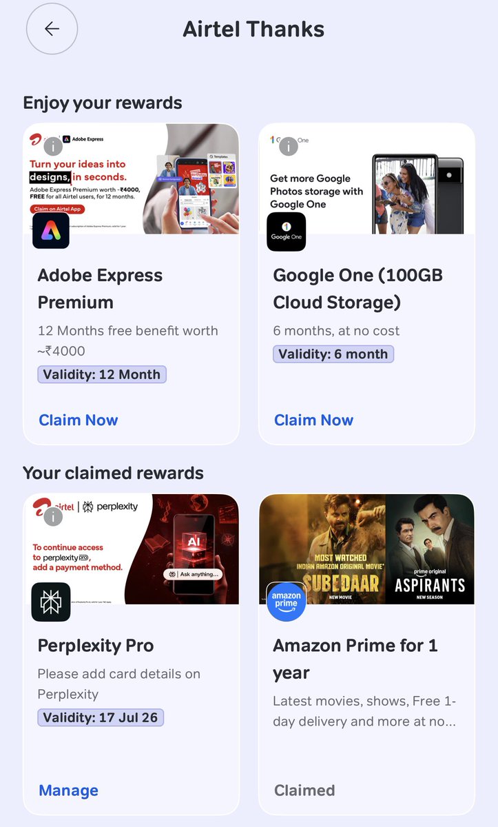 Sunny_onPC's tweet photo. I’ve been getting scammed by Airtel for the past 2 months!!

I haven’t been using Google One for 2 months, yet they keep adding charges to my bill!

I’ve complained 3 times—they said it wouldn’t happen again, but they’re still adding charges to my bill.”
@airtelindia #airtel https://t.co/U8qz5ys2VR