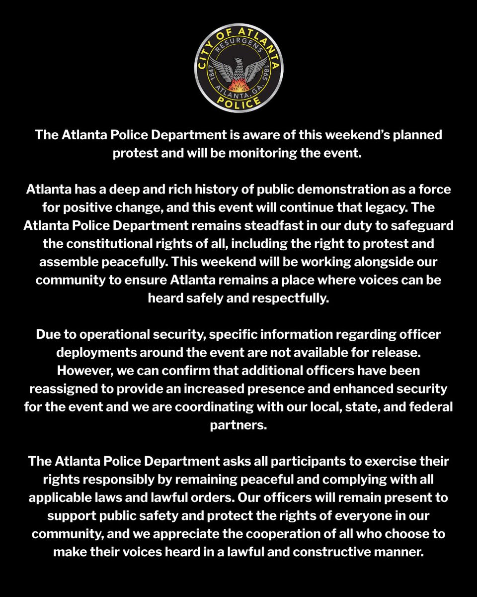 Atlanta Police Department tweet media