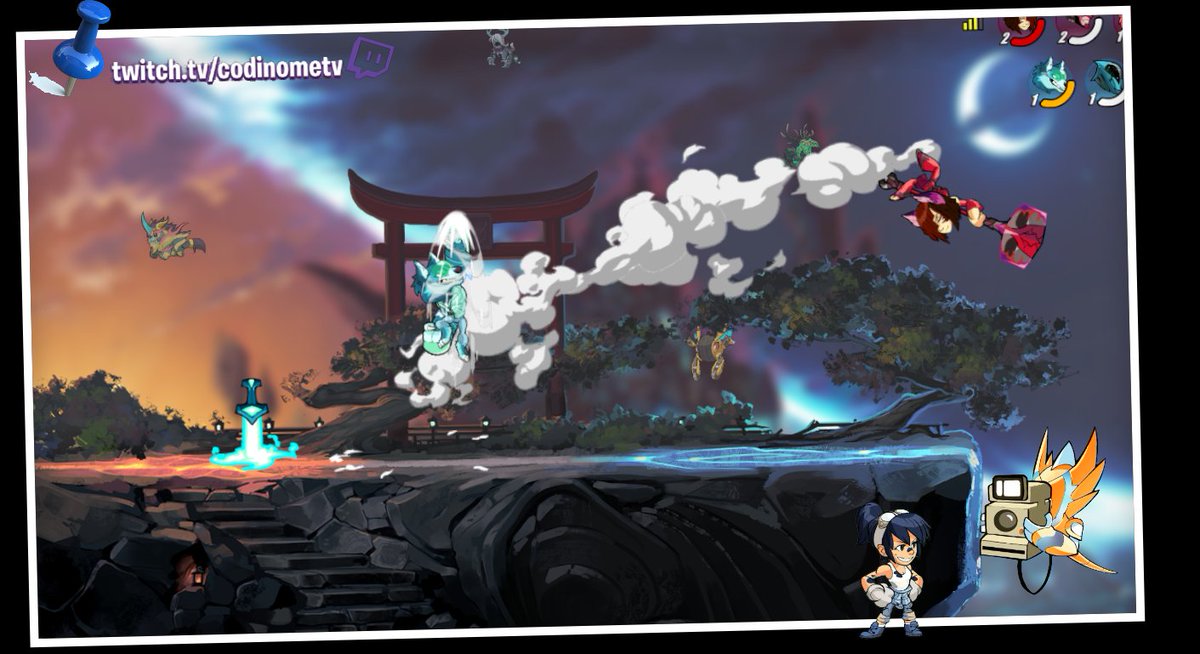 codinometv's tweet photo. Photos Brawlhalla Custom Room Twitch Channel CodinomeTV #brawlhalla #twitchgamer #vtuber #vtuberai 
https://t.co/HCfbyfWlwX https://t.co/J1jE2CWiMB