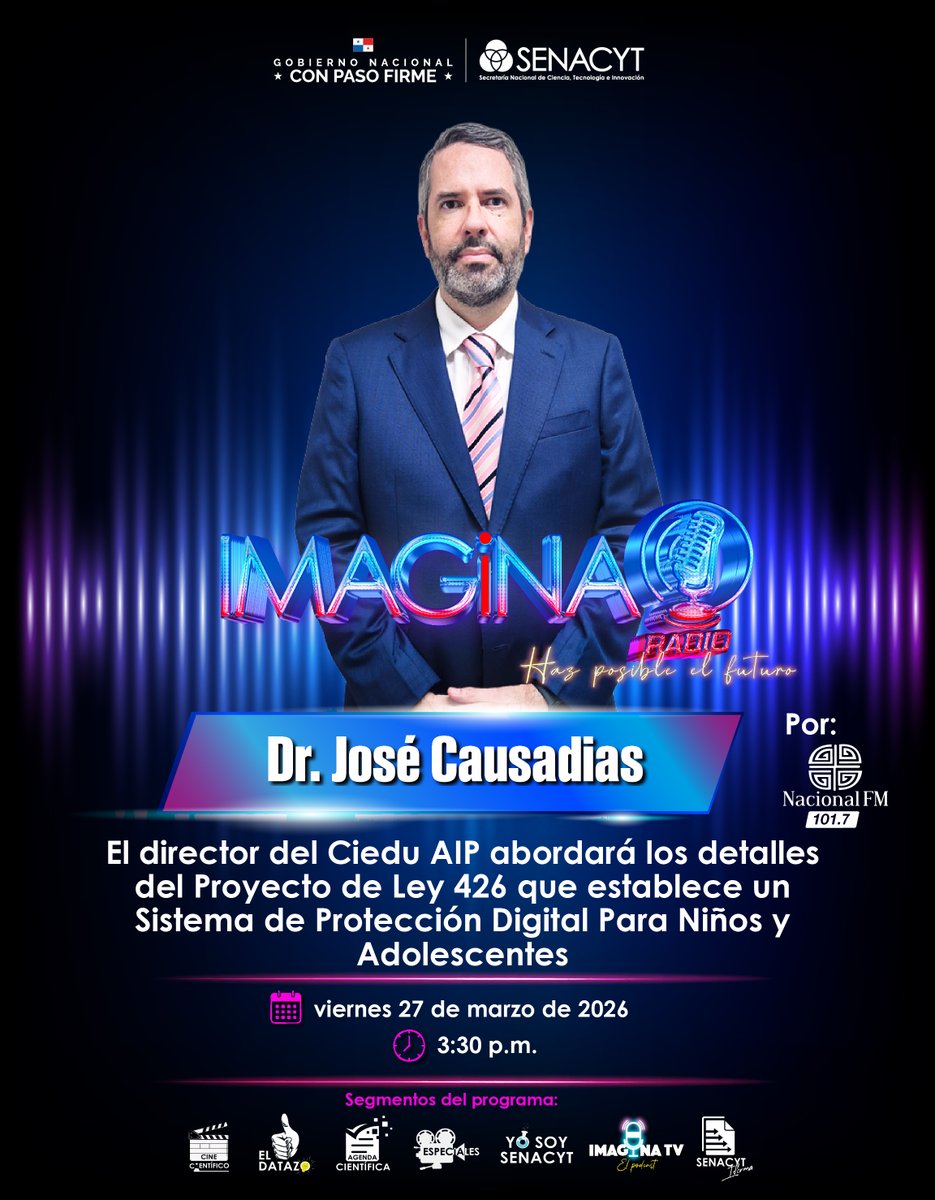 Senacyt Panamá tweet media