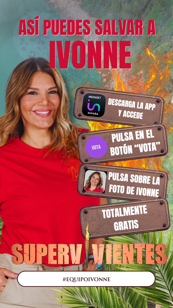 SALVAR IVONNE

#Supervivientes #SVGala4 #IvonneReyes