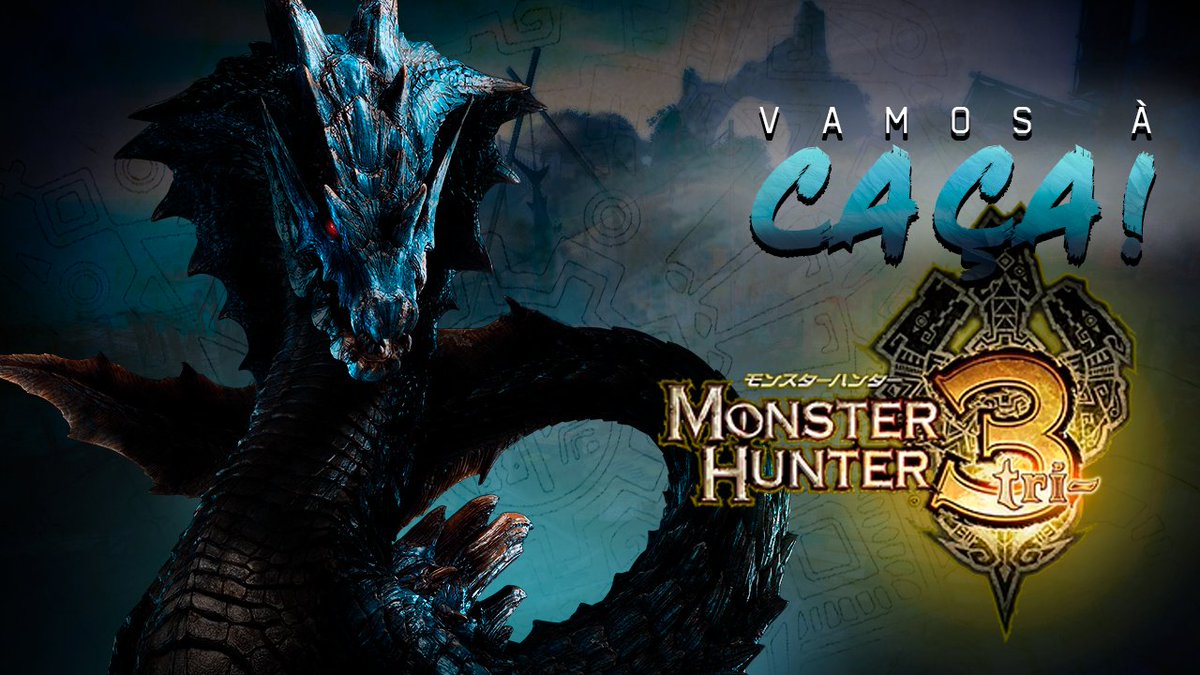 Como Monster Hunter Tri foi escolhido para as lives, já aproveitei e fiz a Thumbnail para não deixar para mais tarde.

Não me considero bom no Photoshop, já que faz tempo que parei de praticar quando estava no meu curso, mas estou satisfeito com o resultado.