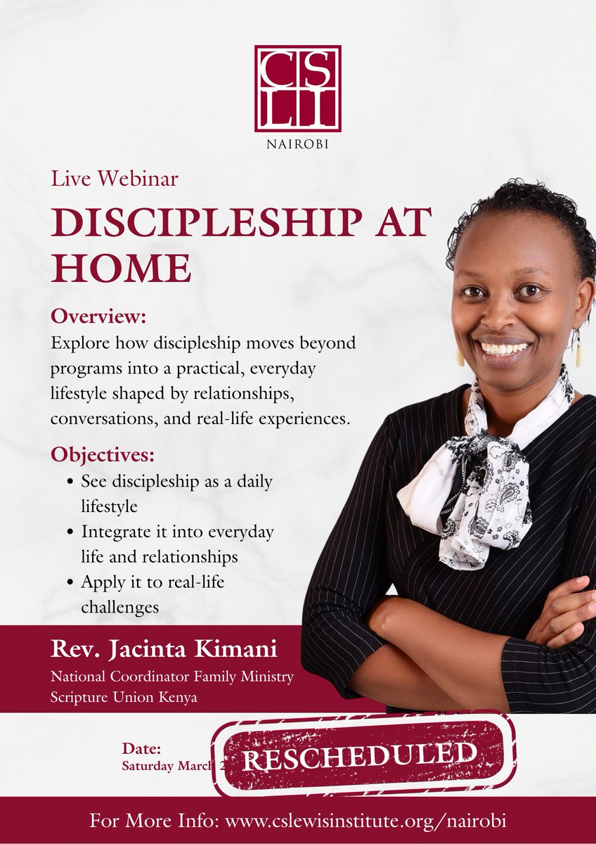 C.S. Lewis Institute Nairobi tweet media