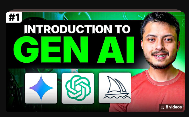 BuiltByArya's tweet photo. Just finished this Gen AI playlist.  

Best resource I've found for actually understanding how to build AI apps.

@rohit_negi9 explains LLMs, APIs, RAG, and tool calling better than any other course I've tried. https://t.co/gzwEyog8ry
