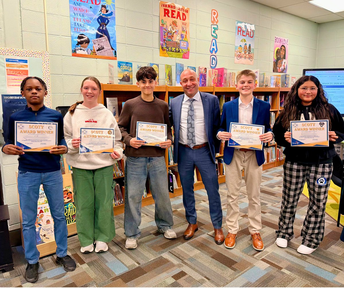 We are so proud of this year's SCOTY winners, who were honored at the West40 School Citizen of the Year ceremony at Leyden High School and the March D105 Board of Education meeting! #d105difference