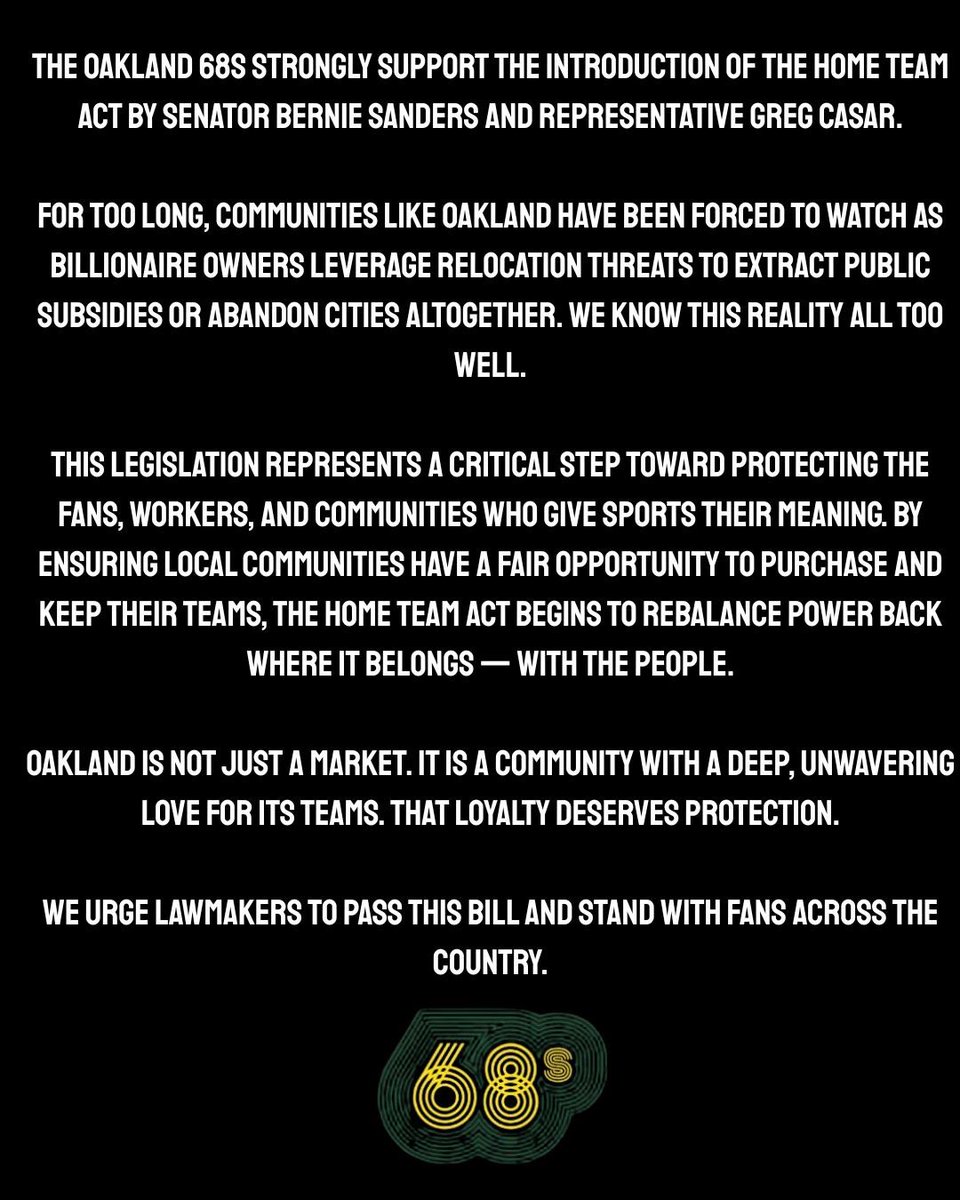Oakland 68s tweet media