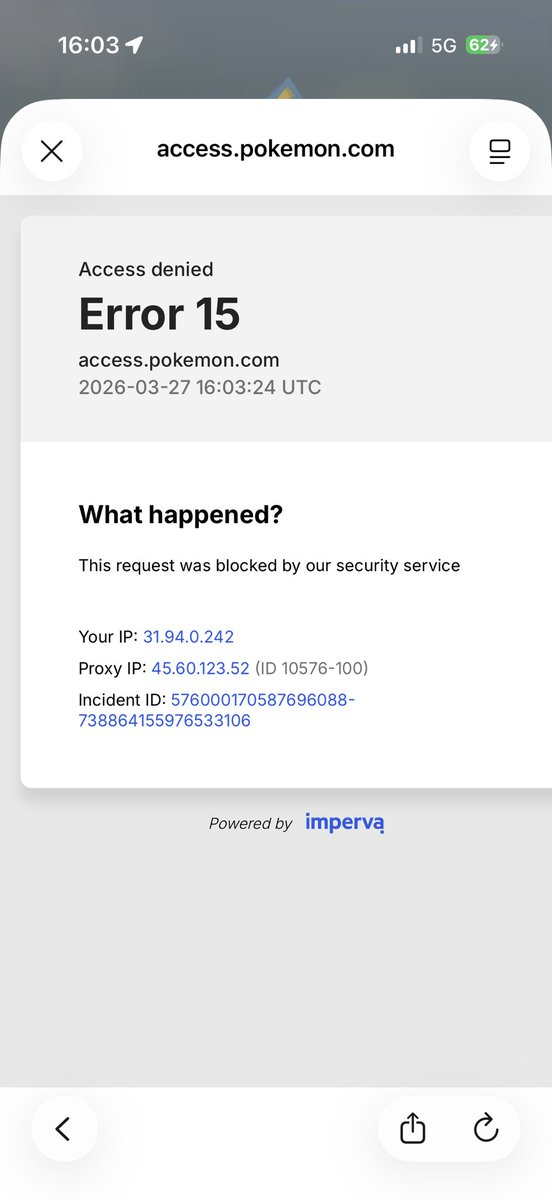 leemholmes's tweet photo. @NianticHelp tried to log in with trainer club details and got this. https://t.co/NeqJNGSrh8