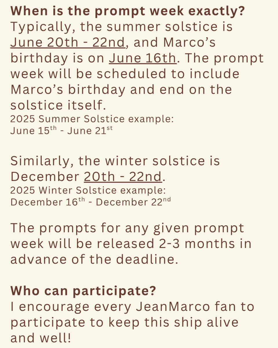 JMSo1stice's tweet photo. Answered some common questions about the event. Feel free to share/repost!
#JeanMarco #MarcoJean #ジャンマル #マルジャン #SNK #AOT #MarcoBodt #JeanKirstein https://t.co/85iyVJhCwy