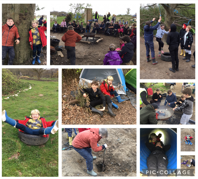 LenhamPrimary's tweet photo. Year 5 had their final session at forest school and enjoyed smores, hot chocolate, hole digging, swinging and singing! Thank you so much Harrietsham school and Ms Bradley! https://t.co/wli1wlYUbK