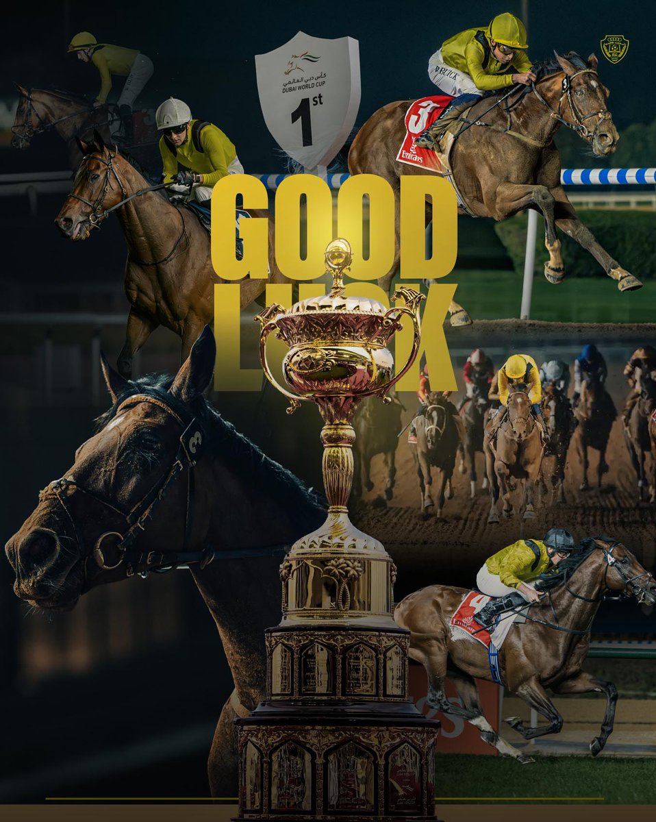 كل التوفيق لخيول سمو الشيخ أحمد بن راشد آل مكتوم المشاركة في النسخة الـ 30 من أمسية كأس دبي العالمي 2026 🐎🏆💛

<a href="/HHShkARM/">HH Sheikh Ahmed bin Rashid</a> 

🟡 #الوصل | #ALWASL