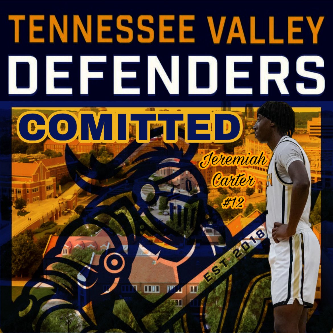 2024Carter's tweet image. After a great conversation with @CoachJPFletcher, I would like to say i will be committing to the tennessee valley defenders. LETS WORK 12
#TGBTG
#WORKTIME