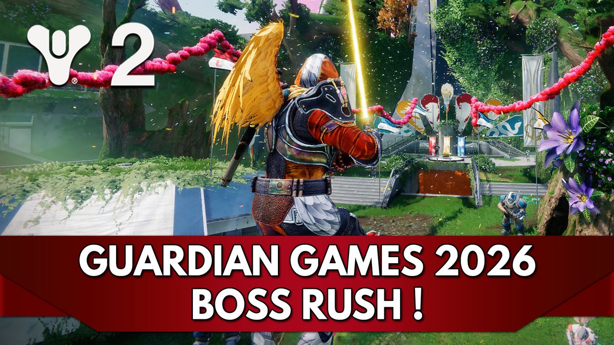 Morrigh4n's tweet photo. Ne passez pas à côté, l'activité de ces Jeux de Gardiens est vraiment cool ! 😃 Perso je vais faire toutes les rota je pense (ça change chaque jour) ^^

Destiny 2 FR : j'aime ce BOSS RUSH ! 👍 | Guardian Games 2026
➡️ https://t.co/I3EP5V5NWs
#destiny2 #destiny2creator https://t.co/Dl6oC8vyuT
