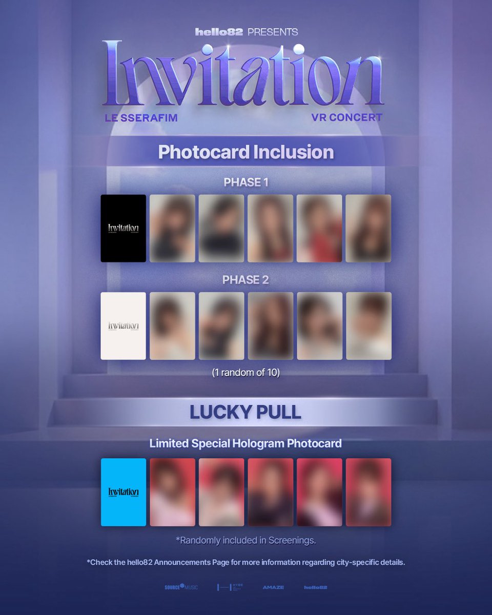 hello82PRESENTS's tweet image. Exclusive inclusions for FEARNOT that shine like pearlies 💎
Don’t miss your invite to &amp;lt;LE SSERAFIM VR CONCERT : INVITATION&amp;gt;

Tickets On Sale 3/30 | 10PM PT
🔗 hello82.com

@le_sserafim @AMAZE_VR 
#LE_SSERAFIM #르세라핌 #INVITATION #LE_SSERAFIM_VRConcert #VRConcert