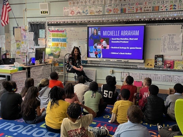 RPS205's tweet photo. Conklin Academy hosted Career Day, where volunteers shared insights on their professions, including job duties, education, &amp; career pathways. Students explored fields like healthcare, trades, education, engineering, media, &amp; more. They gained inspiration for their futures. https://t.co/oIYCJePdOa