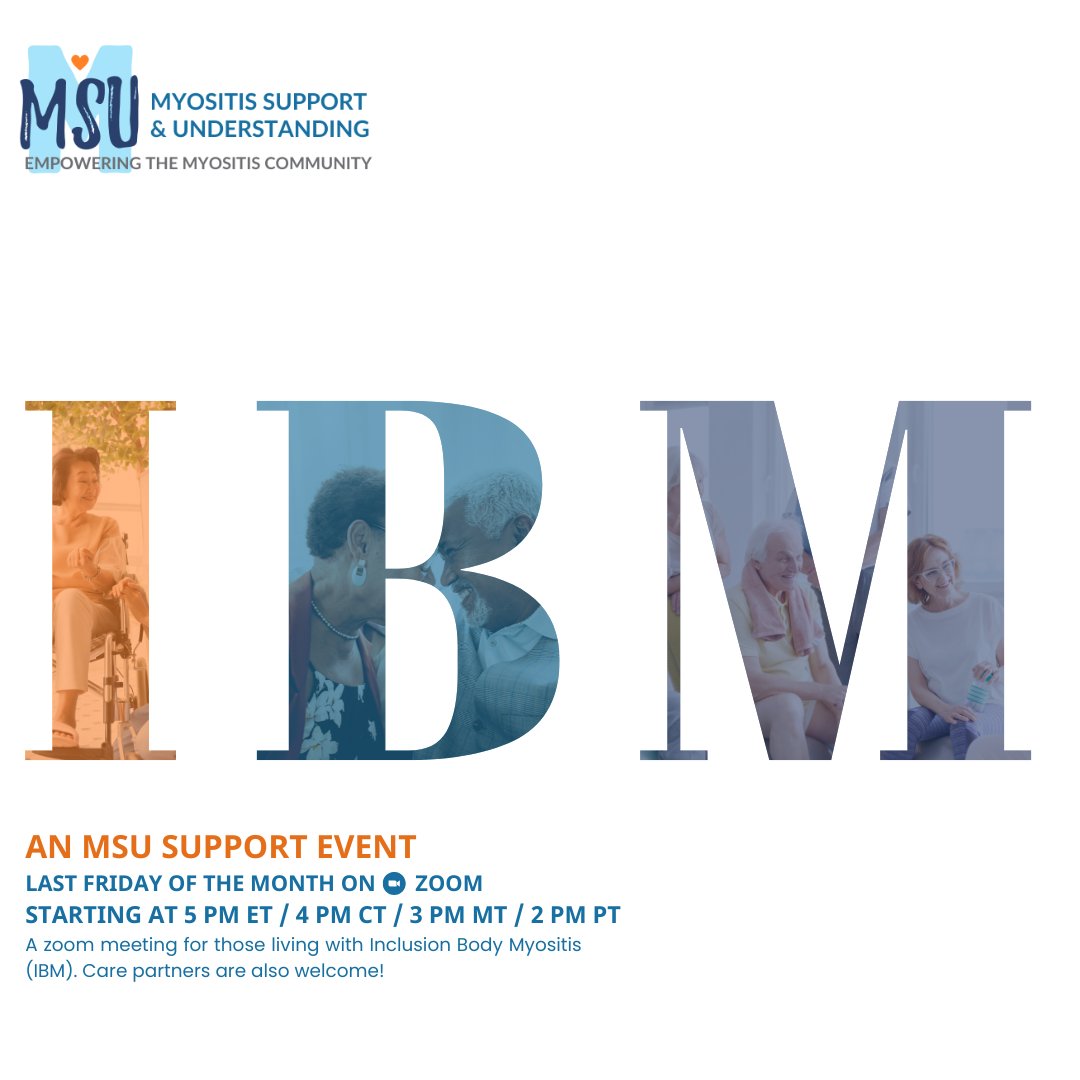 Myositis Support and Understanding (MSU) tweet media